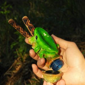 Kuripe Kambô com porta rapé